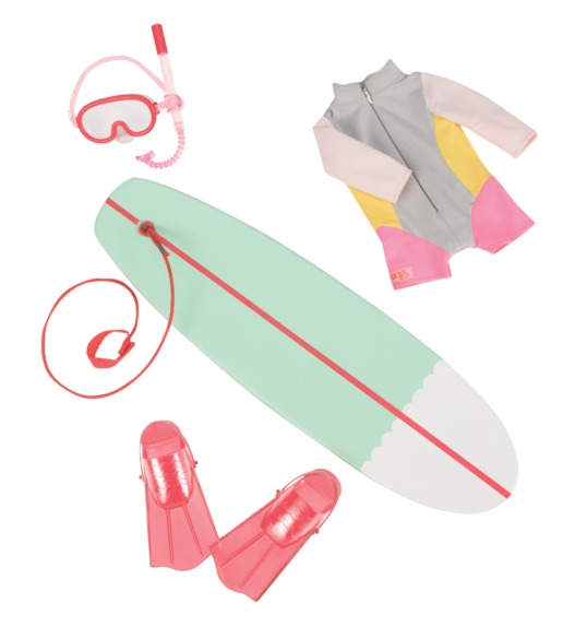 Our Generation: 18" Deluxe Doll - Coral Surfer image