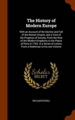 The History of Modern Europe by William Russell image