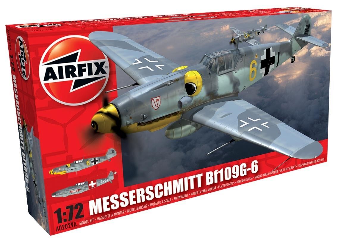 Airfix Messerschmitt Bf109G-6 1:72 Model Kit image