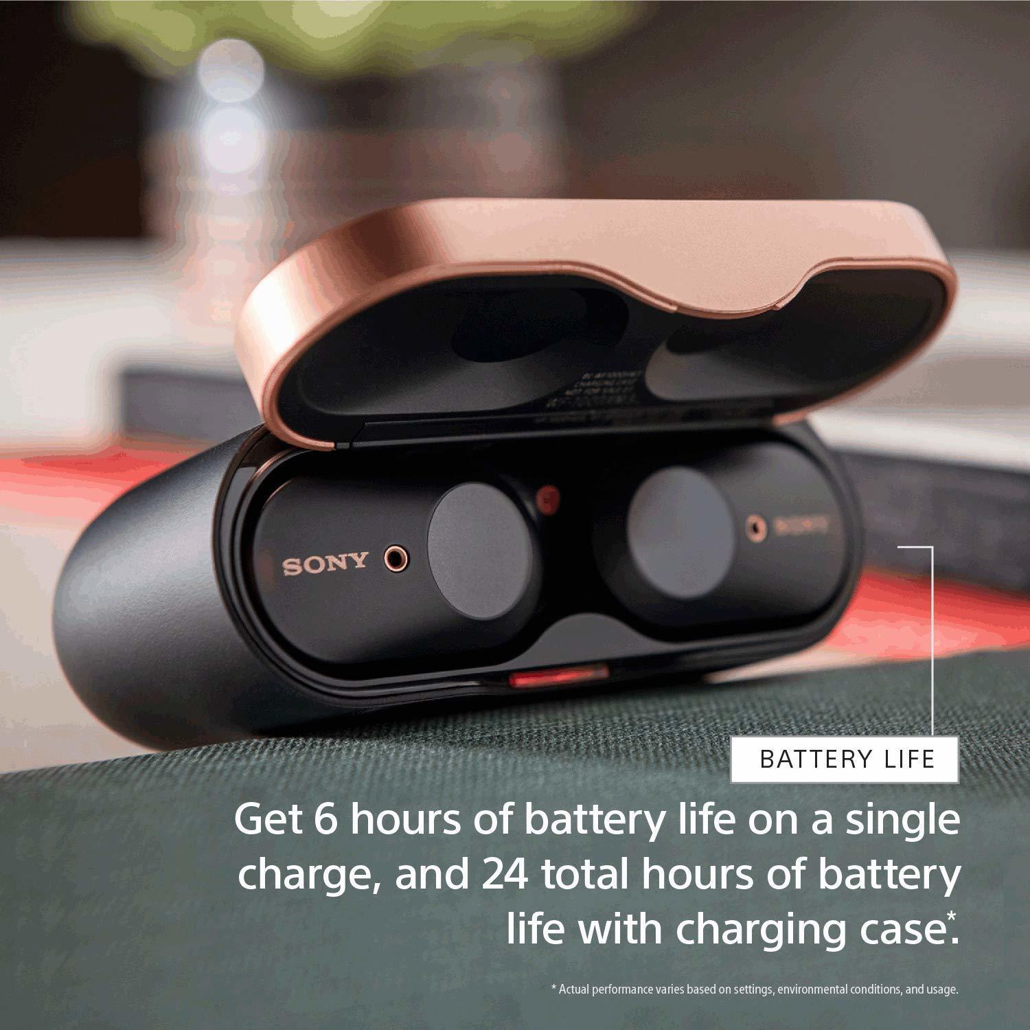 Sony WF-1000XM3 Industry Leading Noise Canceling Truly Wireless Earbuds - Black image