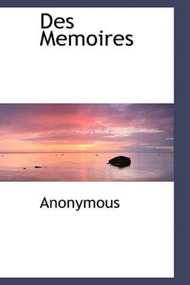 Des Memoires by * Anonymous image