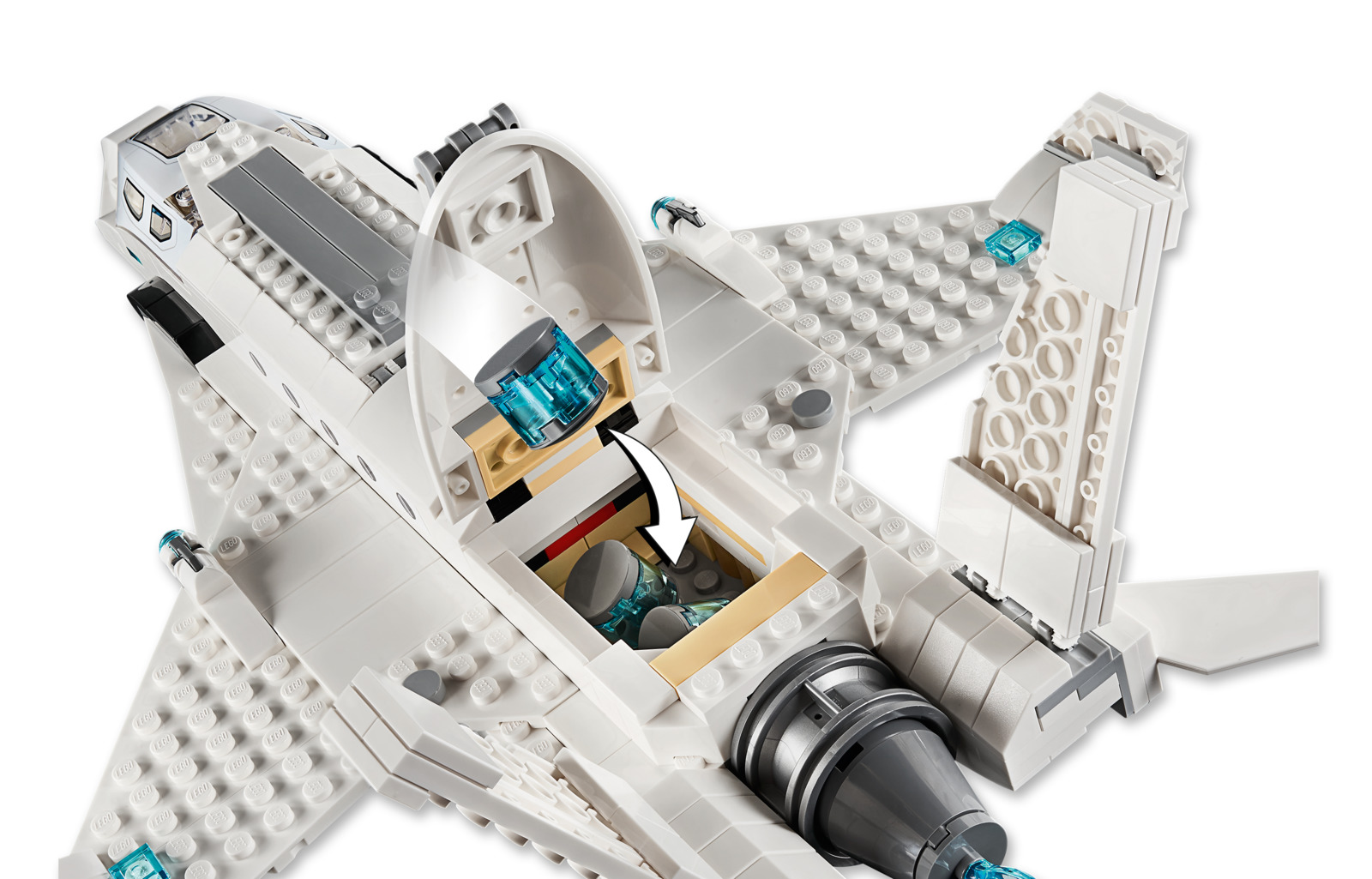 LEGO Super Heroes - Stark Jet and the Drone Attack (76130) image