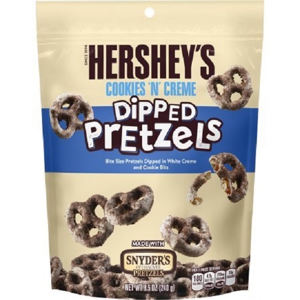 Hershey's Cookies N Creme Dipped Pretzels (240g) image