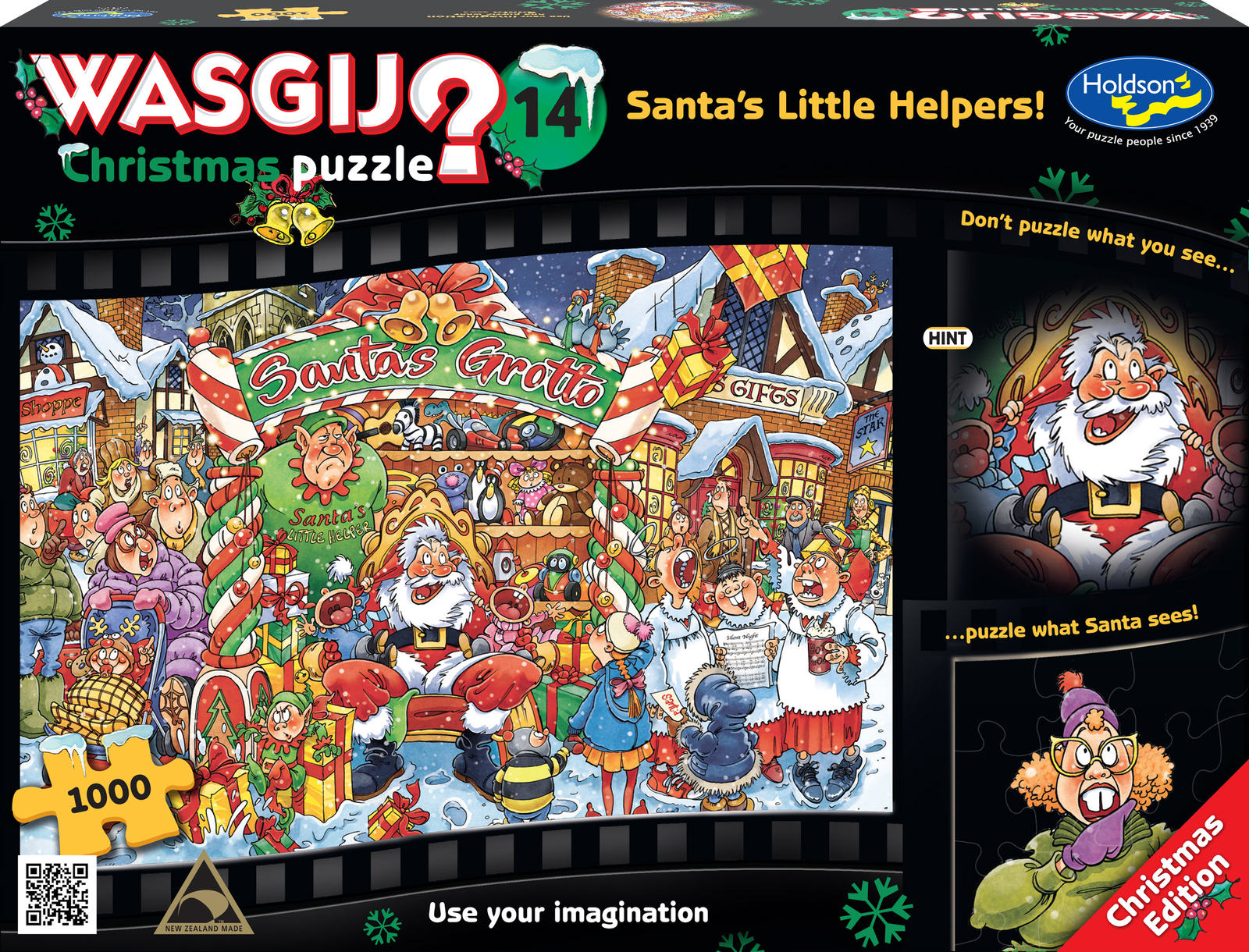 Wasgij: 1000 Piece Puzzle - Xmas #14 (Santa's Little Helper) image