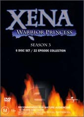 Xena - Warrior Princess: Season 3 (6 Disc Set) on DVD Xena - Warrior Princess: Season 3 (6 Disc Set) on DVD