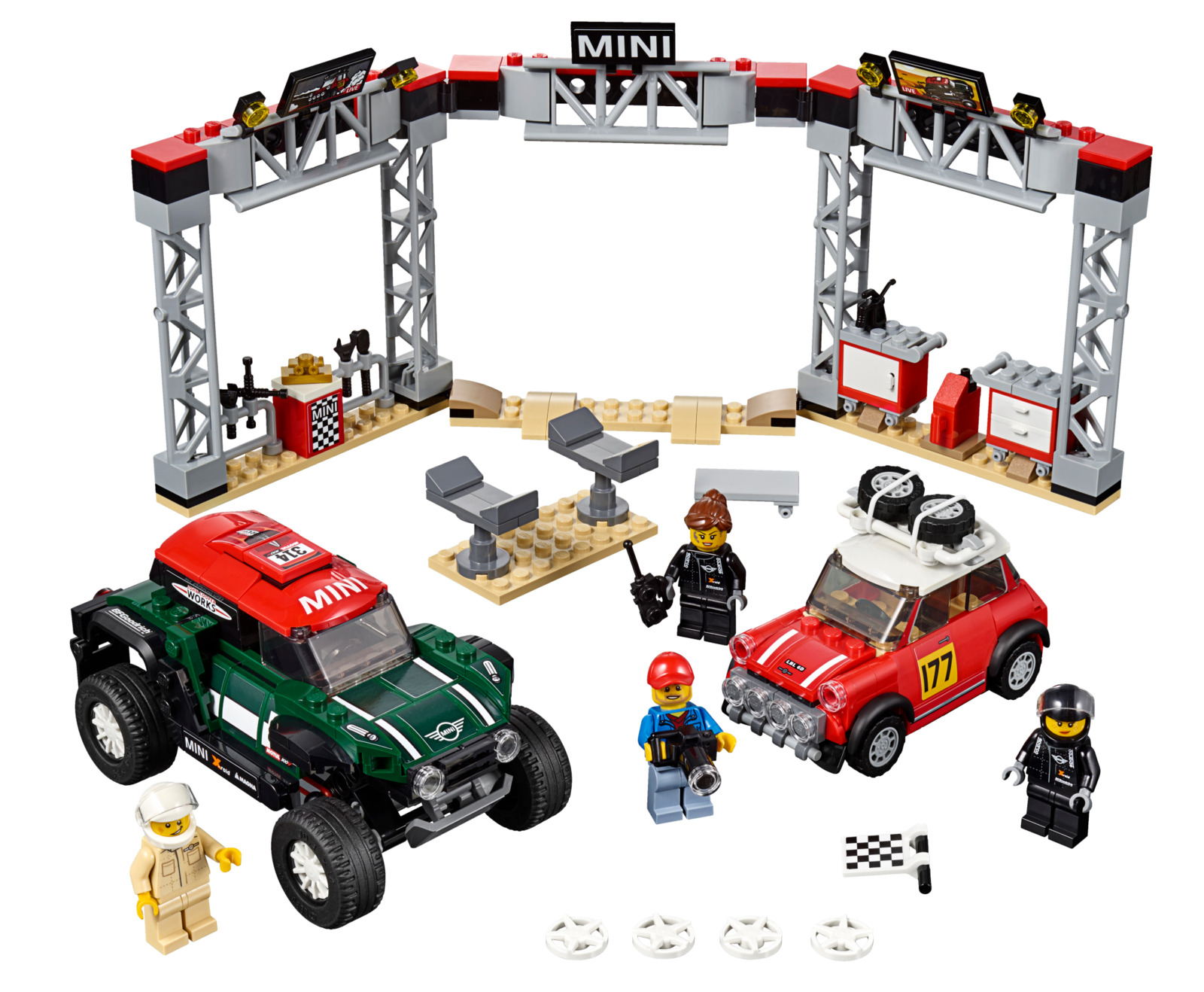 LEGO Speed Champions - 1967 Mini Cooper S Rally & 2018 MINI John Cooper Works image