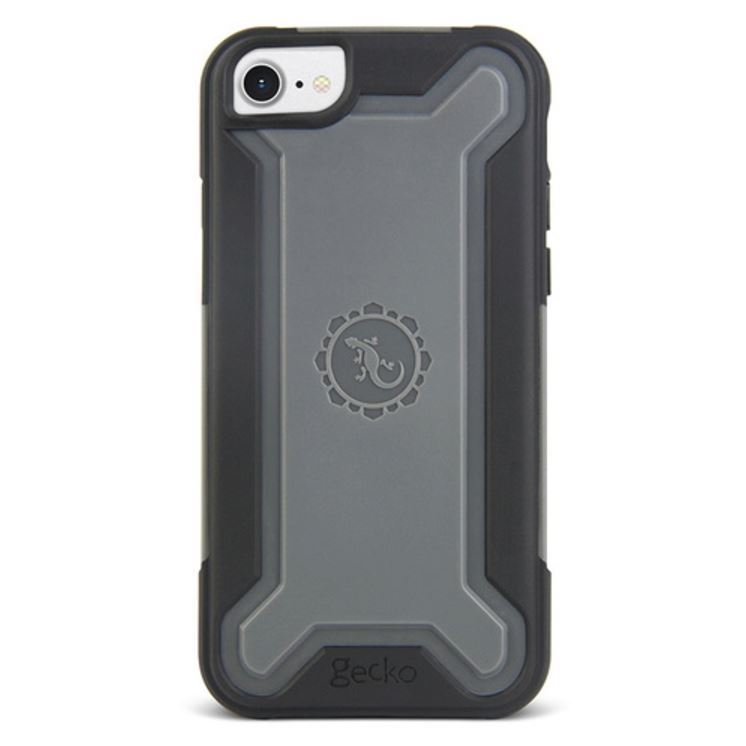 Gecko Ultra Tough Armour for iPhone 7/6/6s - Black/Grey image