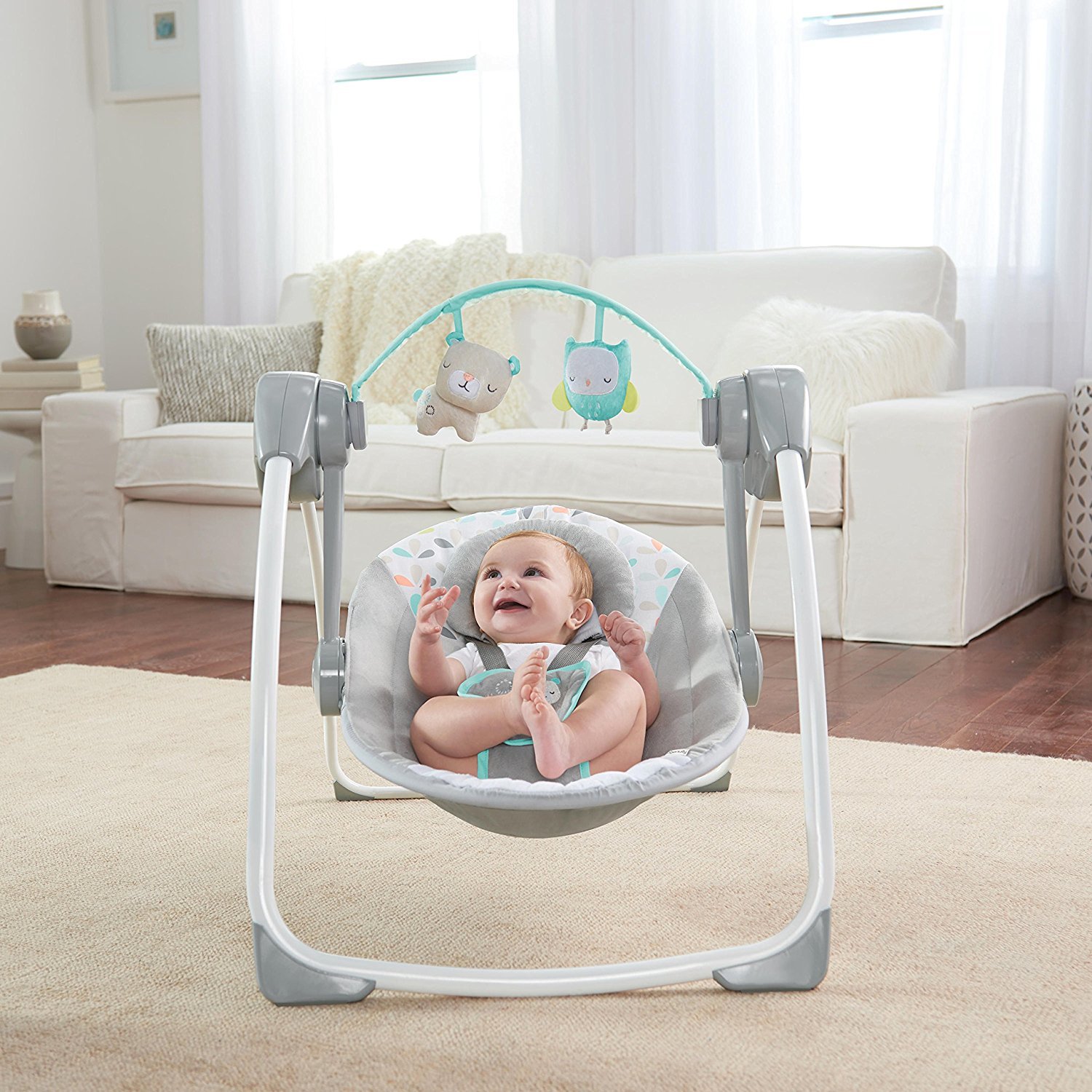 Ingenuity: Comfort 2 Go Portable Swing - Fanciful Forest image