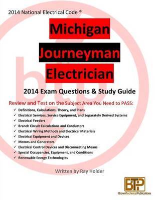Michigan 2014 Journeyman Electrician Study Guide by Ray Holder image
