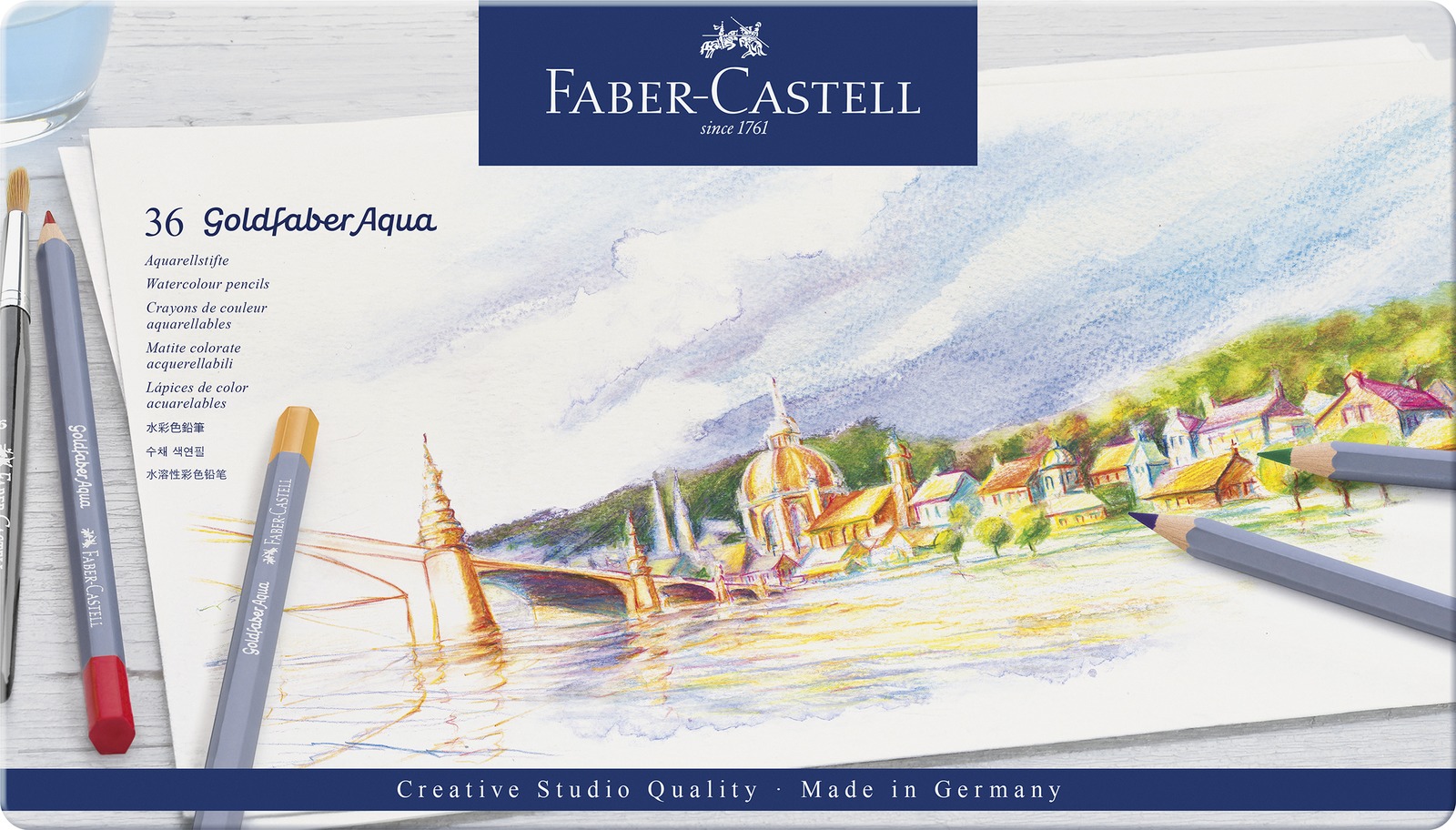 Faber-Castell: Goldfaber Aqua (Tin of 36)