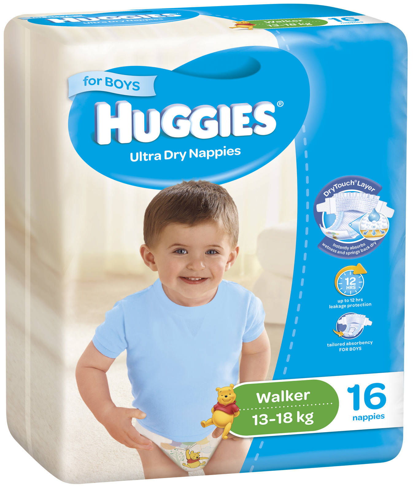 Buy Huggies Ultra Dry Nappies Walker Boy at Mighty Ape Australia