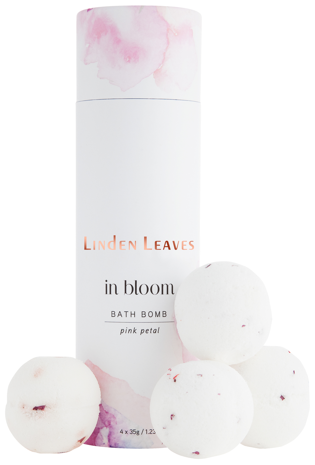 Linden Leaves: In Bloom Bath Bomb - Pink Petal image