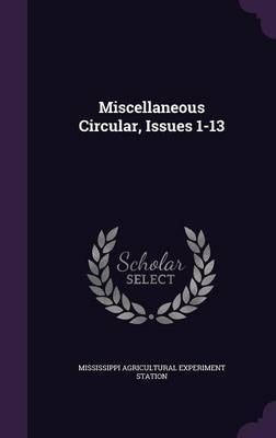 Miscellaneous Circular, Issues 1-13 image