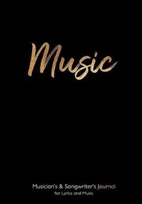 Musician's and Songwriter's Journal for Lyrics & Music by Spicy Journals image