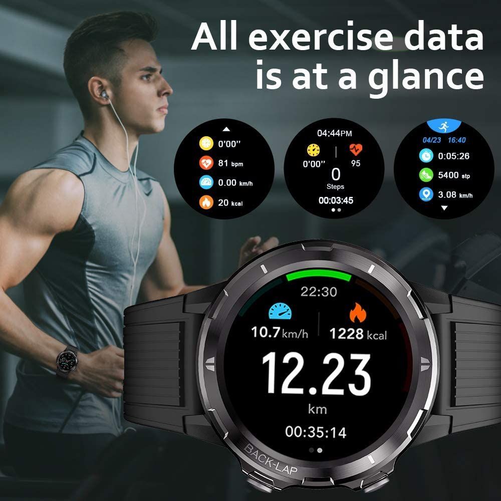 samsung galaxy watch 46mm smartwatch with heart rate monitor