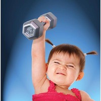 fred buff baby dumbbell rattle