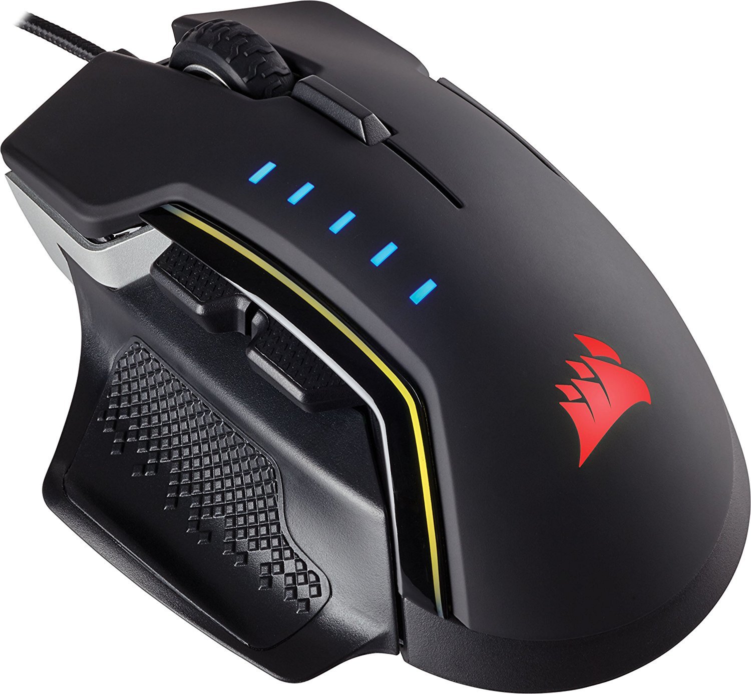 Corsair GLAIVE RGB PRO Gaming Mouse - Black on PC