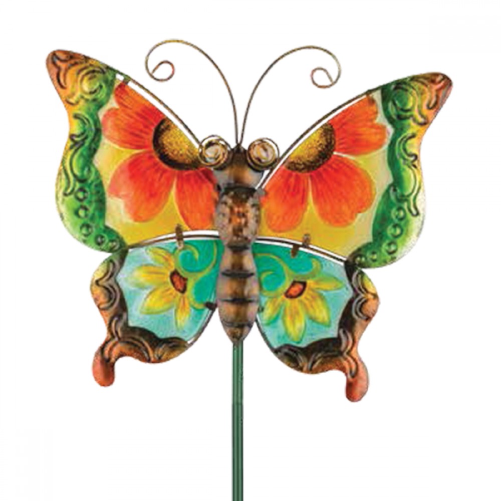 Regal: Floral Butterfly Stake - Green image