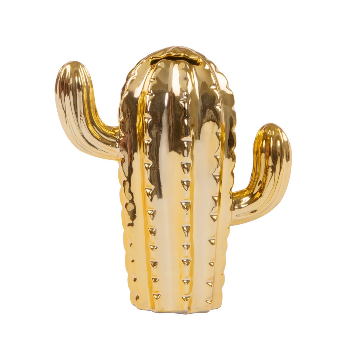 Gold Cactus Money Box at Mighty Ape NZ