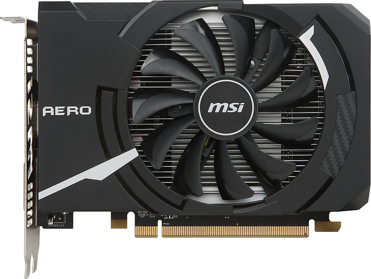 MSI Radeon RX 550 Aero 2GB Graphics Card image