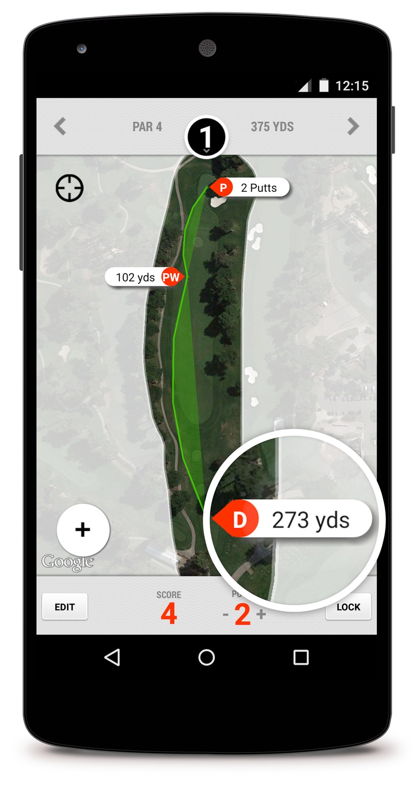 Game Golf Live GPS Shot Tracking