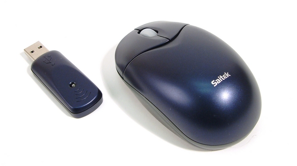 Saitek Notebook Optical Wireless Mouse - Black image