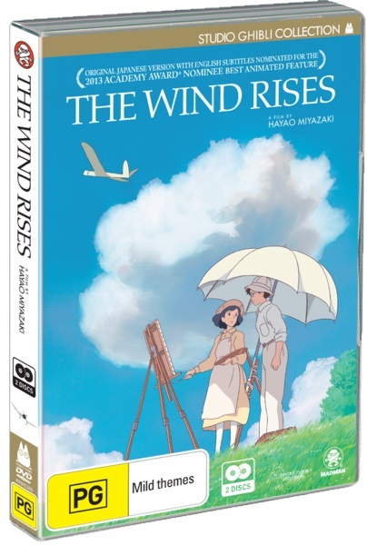 The Wind Rises on DVD image