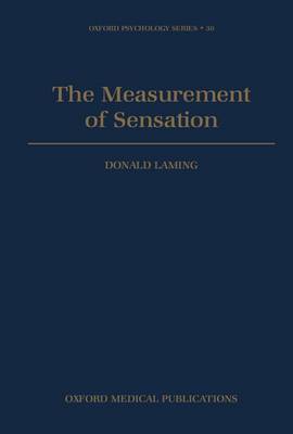The Measurement of Sensation by Donald Laming image