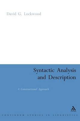 Syntactic Analysis and Description image