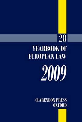 Yearbook of European Law: 2009: v. 28 image