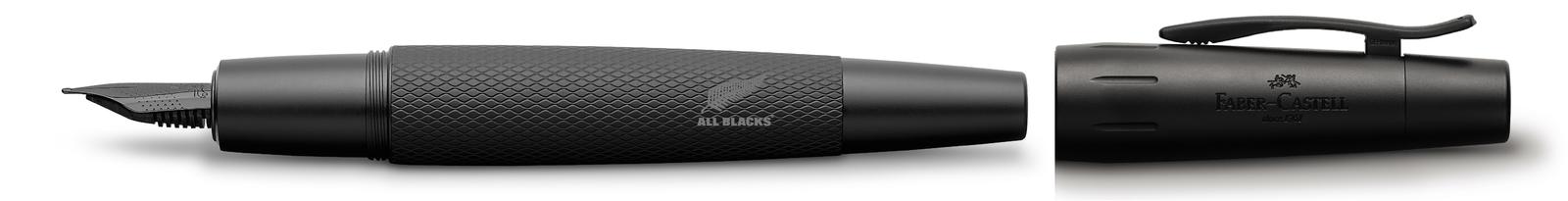 Faber-Castell: E-Motion Pure Black All Blacks Fountain Pen (Medium Nib)