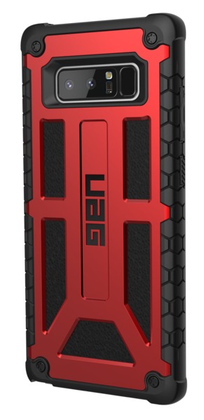 UAG Monarch Case for Galaxy Note 8 (Crimson/Black)