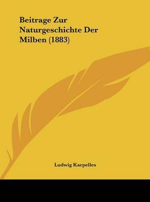 Beitrage Zur Naturgeschichte Der Milben (1883) image