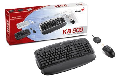 GENIUS WIRELESS SLIM KIT KB600 METALLIC