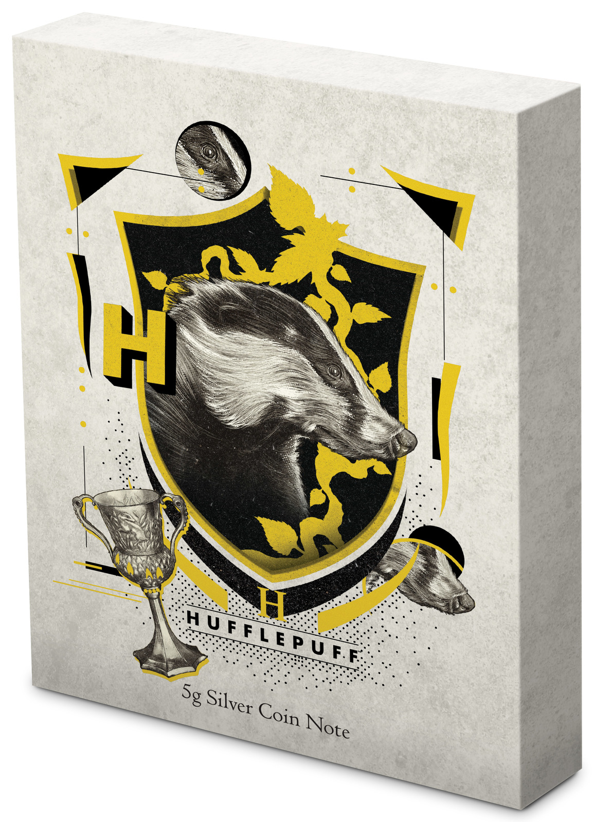 NZ Mint: Harry Potter - Silver Coin Note - Hufflepuff 2020 (5g Silver) image