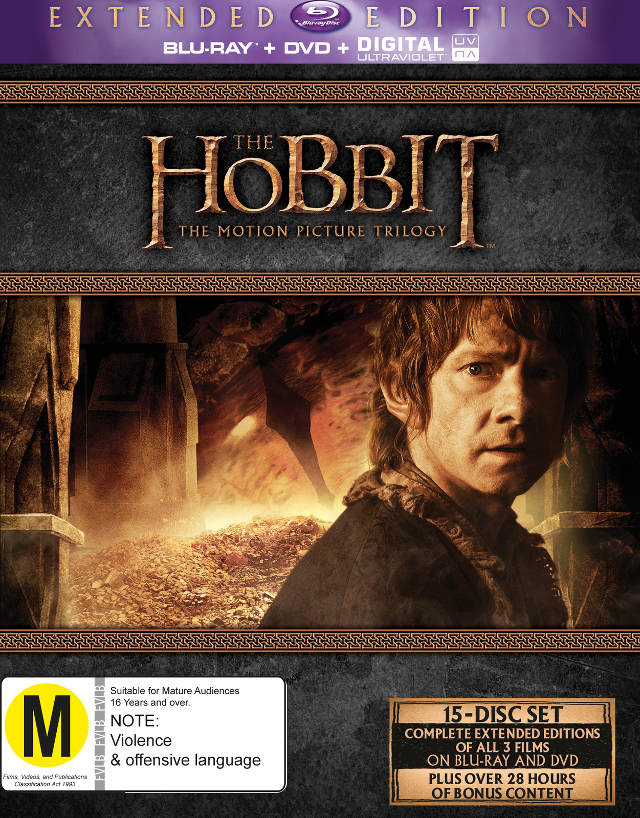 The Hobbit Trilogy - Extended Edition on Blu-ray, UV