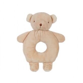 Bunnies By The Bay: Ring Rattle Bao Bao Bear - Taupe (15 cm) image