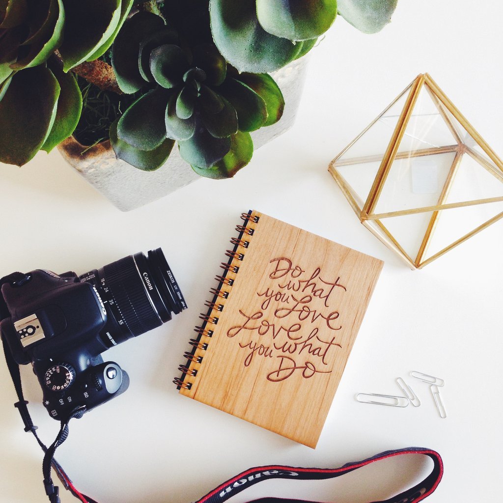 Cardtorial Wooden Journal - Do What You Love