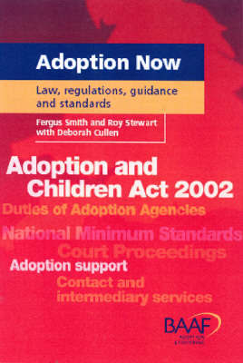 Adoption Now on Paperback by Fergus Smith