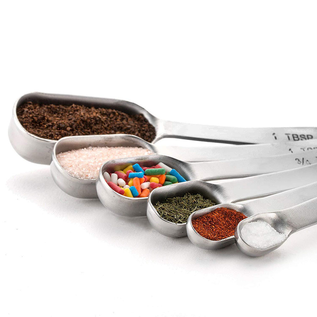 Stainless Steel Measuring Cups & Spoons image