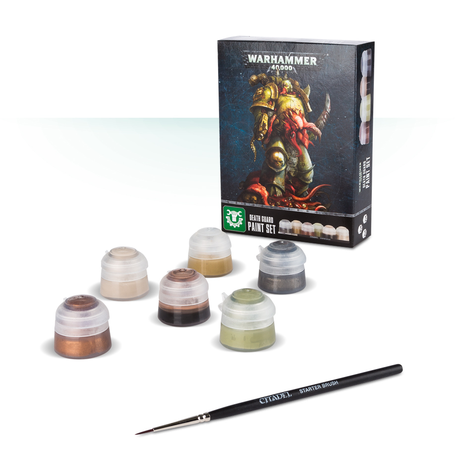 Warhammer 40,000 Death Guard Paint Set image