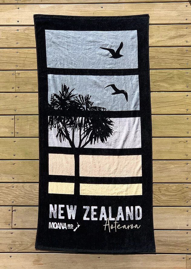 Moana Road: Beach Towel - Sunset image