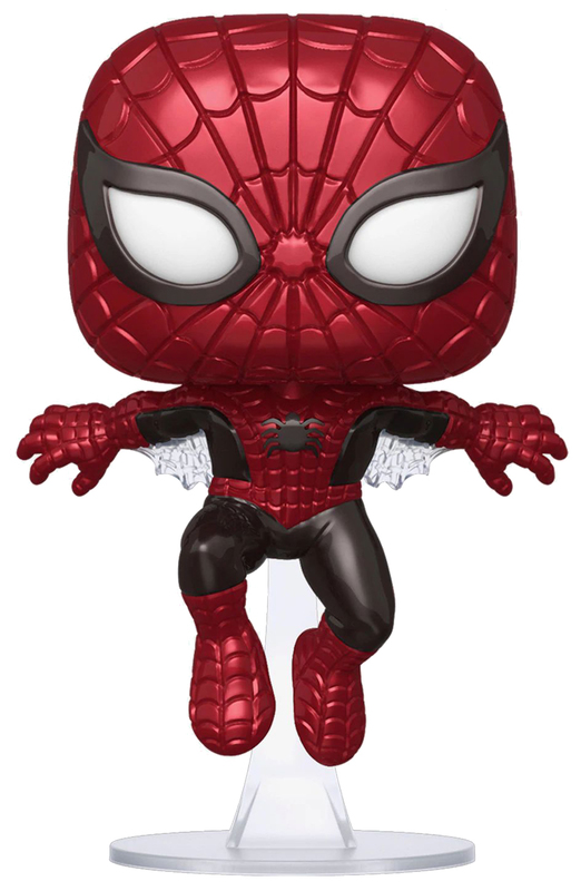 SpiderMan 1st Appearance (Metallic) Pop! Vinyl Figure at Mighty Ape