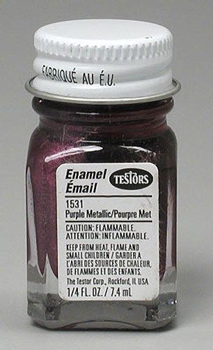 Testors: Metallic Enamel Paint - Metal Flake Purple