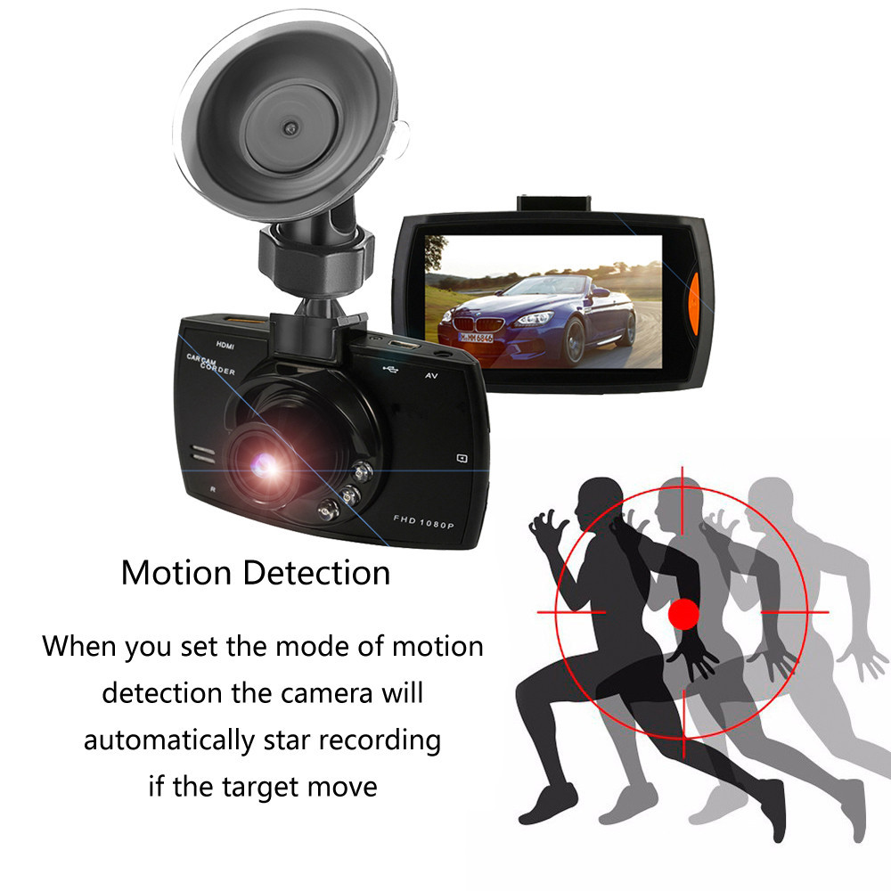 Full HD 1080p Car Dash Camera with Reverse Camera