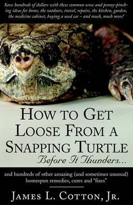 How to Get Loose from a Snapping Turtle - Before It Thunders by James L. Cotton Jr image