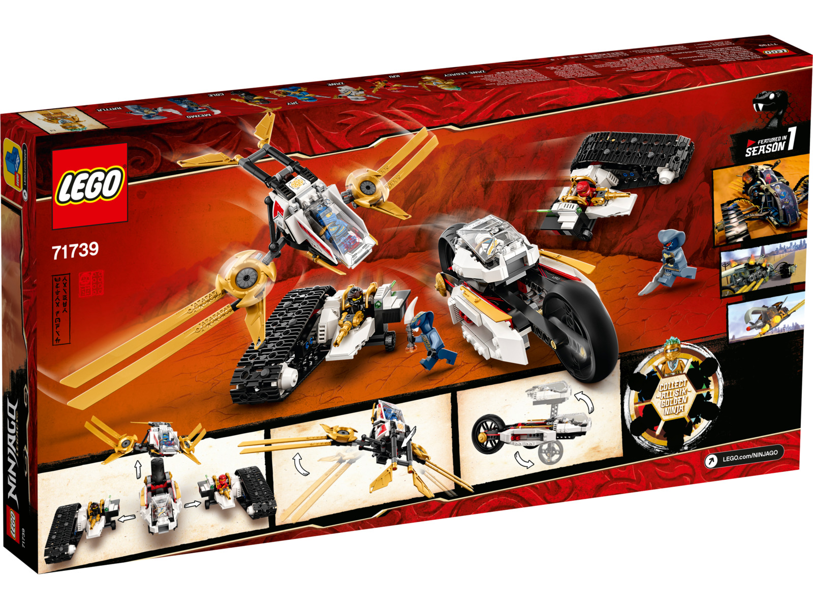 Buy LEGO Ninjago Ultra Sonic Raider at Mighty Ape Australia