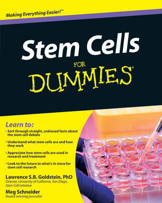 Stem Cells For Dummies by Lawrence S.B. Goldstein image