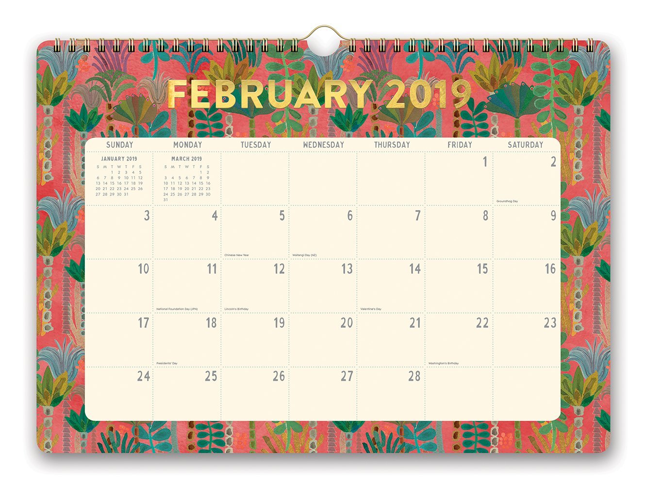 Justina Blakeney: Botanicals 2019 Wall Calendar image