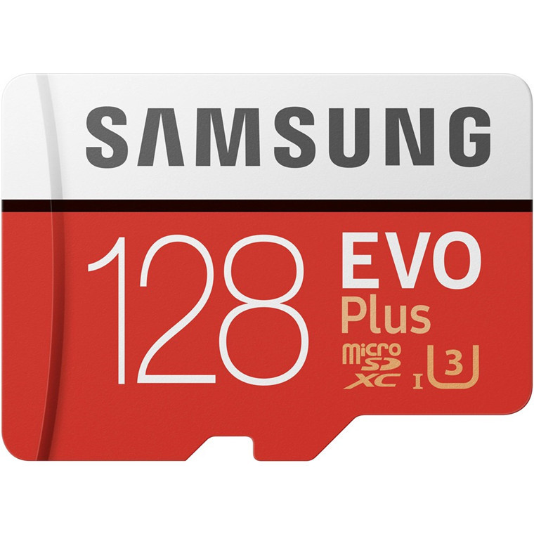 128GB Samsung EVO PLUS Micro SDXC with Adapter image